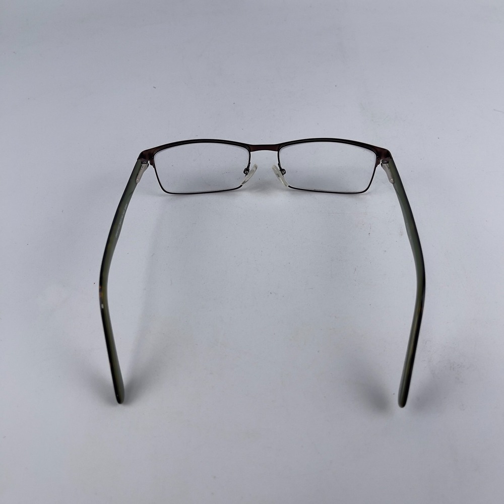 D'amato DM4142 Unisex Adult Eyeglasses Frame Green Plastic Half Rim 54-16-140 mm - Picture 8 of 12
